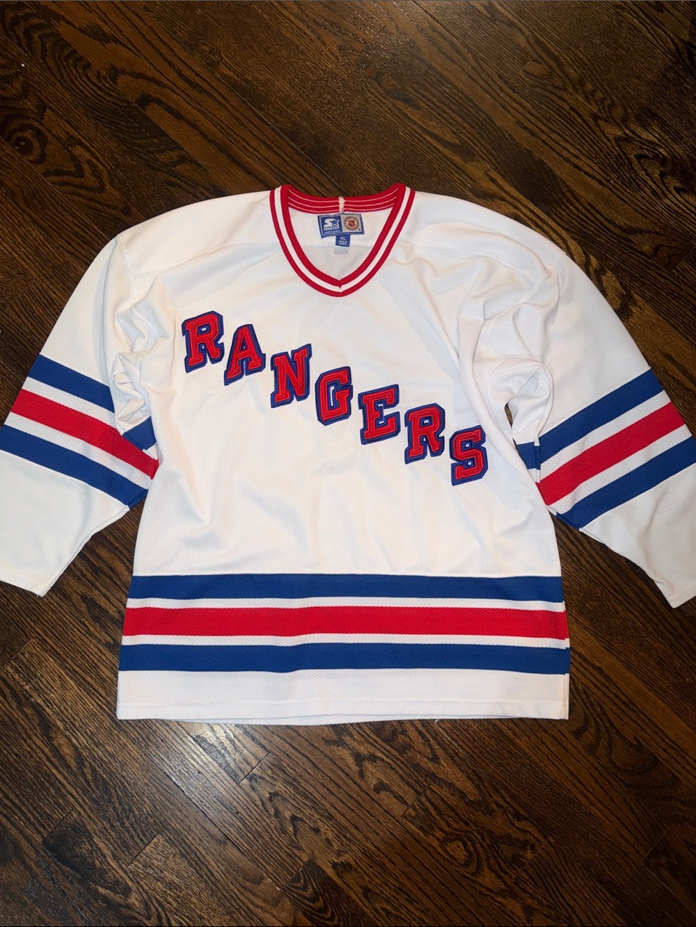 Vintage 90s Starter New York Rangers NHL Hockey Jersey White Men's XL
